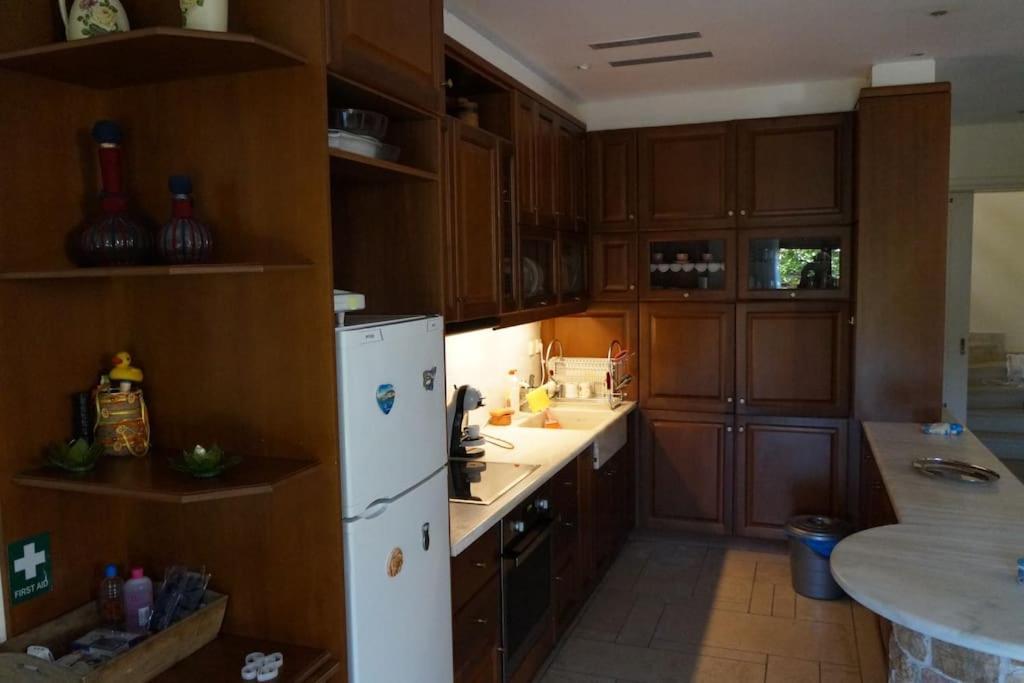 Apartment With A Garden, Bbq, Swimming Pool And Jacuzzi Dhráfi エクステリア 写真